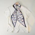 Swimming fish with water powder white / 150cm