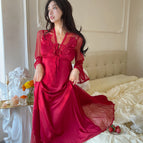 Ypp fairy long dress-burgundy / L (recommended 50-60kg )
