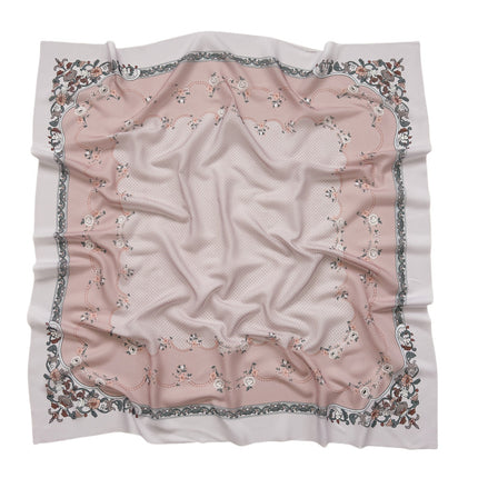 Cross-Border New Product Voile Print 110 Square Scarf Classic Lace Scarf Turban Malaysian Shawl