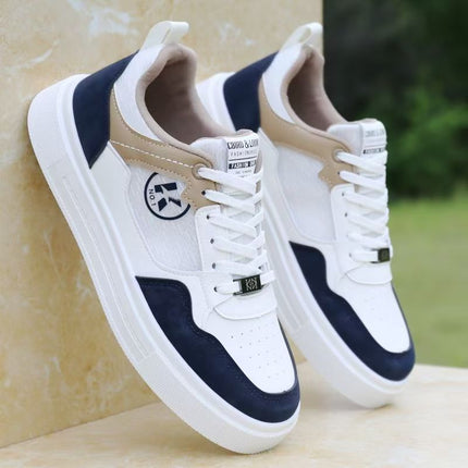 Brand Men's Shoes Summer Breathable Mesh Panel Shoes Sports Shoes Men's 2025 New Casual Shoes Men's White Shoes