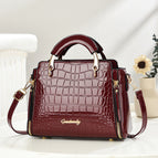 Stone pattern - maroon