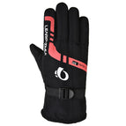 Ski gloves us—black and red