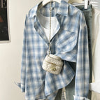 743 blue plaid / M