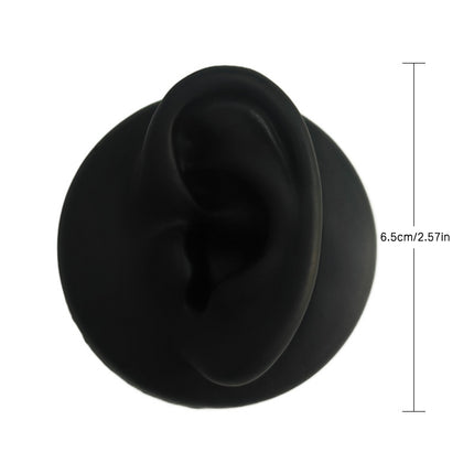 Silicone Ear Model Emulation Human Ear Stud Earrings Display Jewelry Display Bracket Puncture Perforation Tattoo Practice