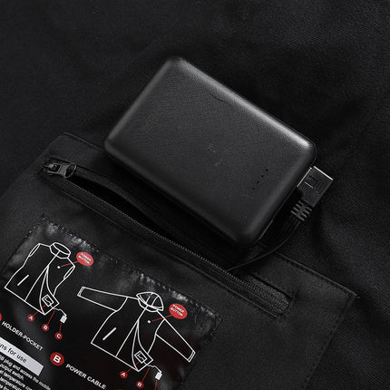 Cross-border dedicated men's stand collar heating vest cotton vest electric heating vest USB power supply intelligent constant temperature heating clothes