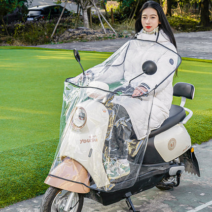 Electric Vehicle Head Central Control Rain Cover Electric Vehicle Transparent Handlebar Cover Instrument Panel Windshield Cover Universal Dustproof Waterproof Cover