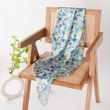 86cm Silk Scarf Mulberry Silk Scarf Square Scarf Summer High-End Scarf Wedding Souvenir for Mom