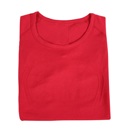 Lulu Original Standard Swiftly Tech Sports Short-Sleeved T-Shirt Casual Running Breathable Fitness Yoga Wear for Women