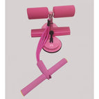 Upgraded 6-tube drawstring/double suction cup [pink] sit-up assistant