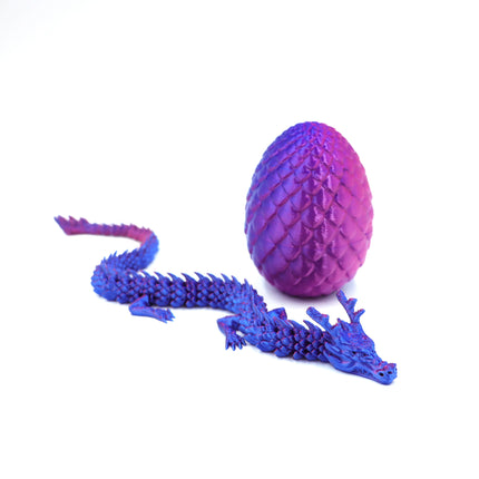 3D Printed Dragon Ornaments Cross-Border Popular Dragon Egg Chinese Dragon Toys Crafts Stall Wholesale Creative Hand-Made Gifts