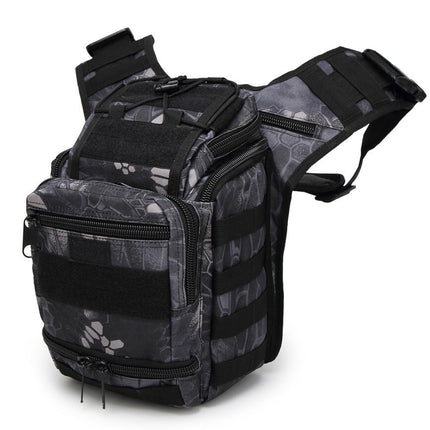 Cross-Border Plover Saddle Bag, Cross-Border Outdoor Multi-Functional Tactical Crossbody Bag, Military Fan Cycling Camera Bag, Camouflage Cycling Bag