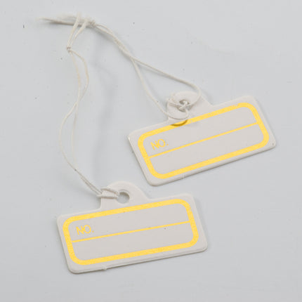 Label elastic rope label price small tag card jewelry packaging material handmade diy homemade material accessories
