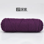 27 dark purple * 8*20S * 500 (twist) * acrylic blend