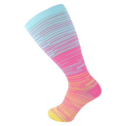 8 pairs of extra fat to increase pressure fat socks extra large socks nylon compression socks Amazon cross-border exclusive