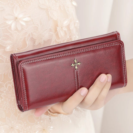 Wallet Women's Long Korean Style Fashion Glossy Multi-Card Slot Large-Capacity Card Holder Multi-Functional High-End Clutch Bag
