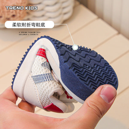 Baby Shoes Summer Mesh Shoes 0-3 Years Old Baby Soft-Soled Non-Slip Toddler Shoes Small and Medium-Sized Boys and Girls Mesh Breathable Shoes