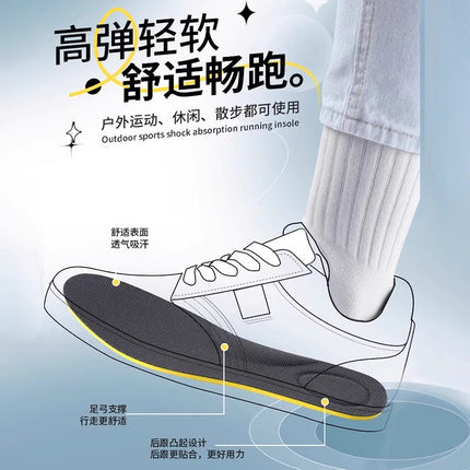 Boots Insoles Are Deodorant, Antibacterial, Sweat-Absorbent, Breathable, Light and Comfortable, Long-Standing Women's Sports Shoes, Summer Leather Shoes, Deodorant Men's Shoes