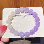 Purple gradient cat claw bracelet