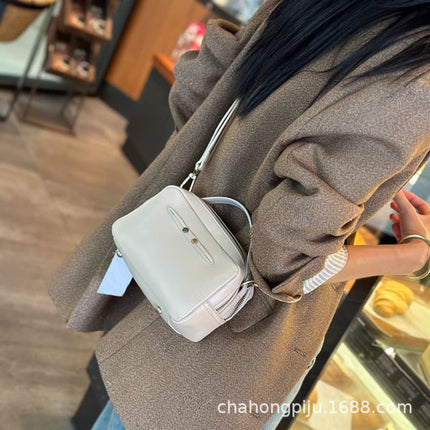 Bags, Crossbody Bags, Women's Versatile Handbags, Cowhide New Style, Niche Design, Genuine Leather Women's Bags, High-End Shoulder Bags