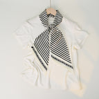 Arch bridge chain stripes black and white / 150cm