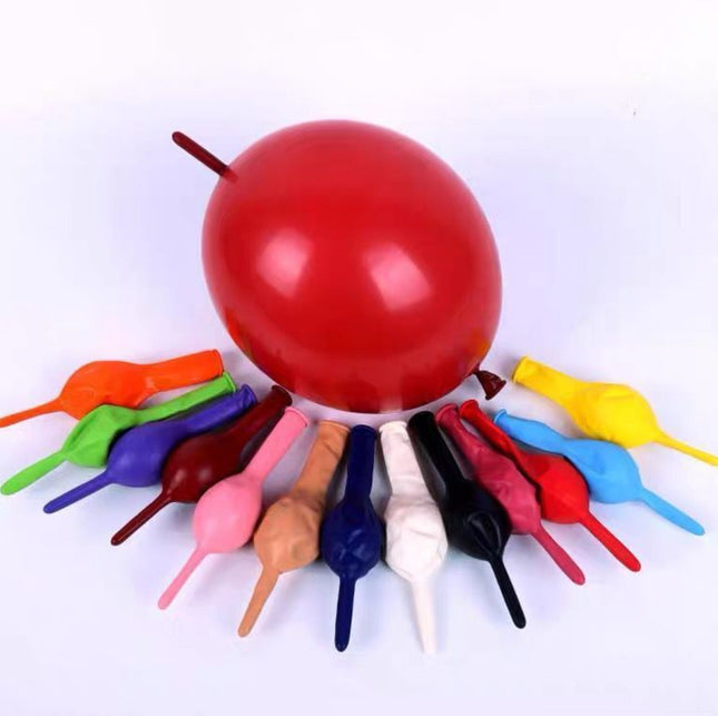 Tail Ball 2.4g 10inch Multi-Color Festival Wedding Birthday Celebration Atmosphere Decoration Needle Tail Balloon Latex Matte