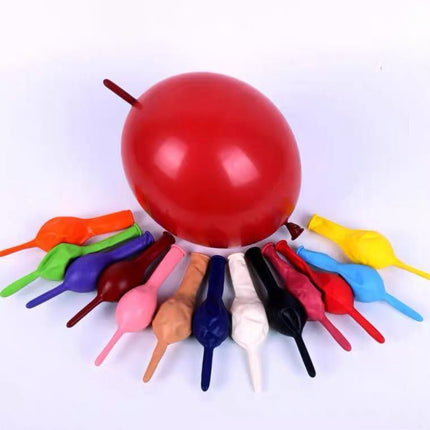 Tail Ball 2.4g 10inch Multi-Color Festival Wedding Birthday Celebration Atmosphere Decoration Needle Tail Balloon Latex Matte