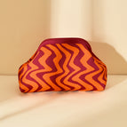 Wave pattern [orange-red] / 30*22*9cm