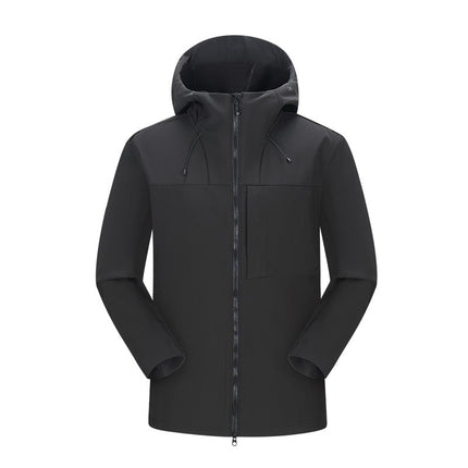 Mountain-Style Couple's Softshell Jacket, Outdoor Sports Windproof and Waterproof Cycling, Camping and Mountaineering Three-Dimensional Jacket