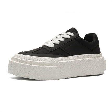 Summer Thick-soled Heightened German Training Shoes Bread Shoes Breathable Board Shoes Niche Trendy Casual White Shoes Ins Men's Shoes Trendy