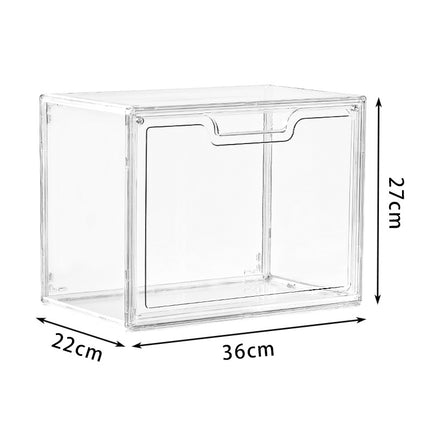 Cross-Border Hot-Selling Blind Box Storage and Display Box for Pop Mart Labubu Toys, Dust-Proof Transparent Figure Display