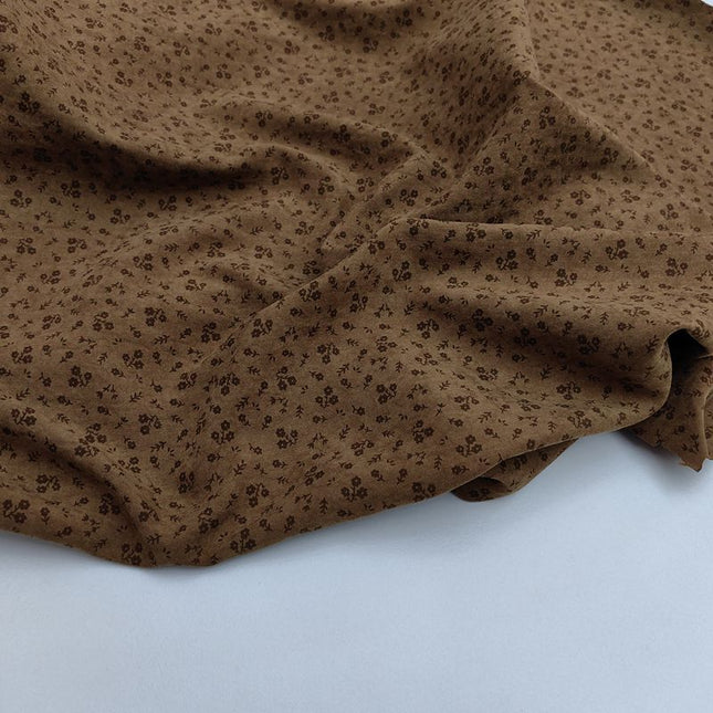 Satin Brushed Printed Fabric Women's Clothing Children's Clothing Dress Clothing Small Floral Fabric [2025 Autumn and Winter Fabric]