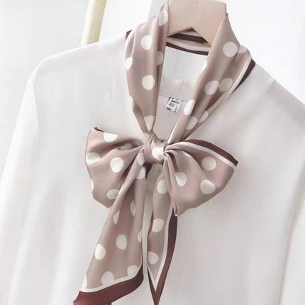2025 New Long Scarf Korean Style Printed Temperament Scarf Summer Fashion Decorative Bangle Scarf Factory Wholesale