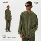 Sweatshirt-military green / S