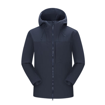 Mountain-Style Couple's Softshell Jacket, Outdoor Sports Windproof and Waterproof Cycling, Camping and Mountaineering Three-Dimensional Jacket