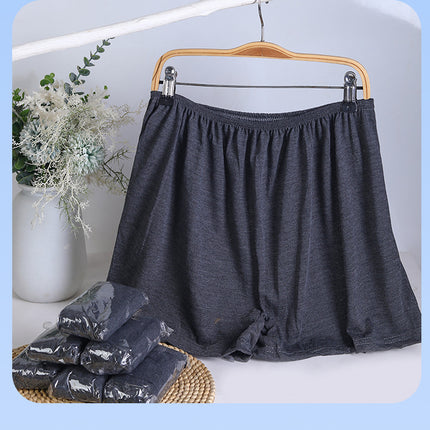 Disposable Cotton Boxer Briefs Individually Packaged for Business Trips, Sauna, Foot Massage, Bathing Spa, Thickeneded Shorts