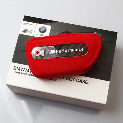 Suitable for BMW new 3 series 5 series 1 series 7 series GT series 6 series x3x4 suede car key case protective cover