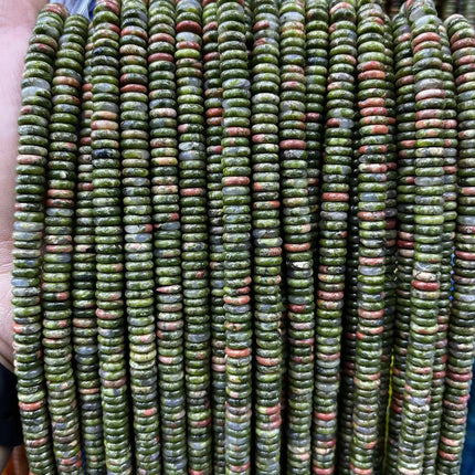 2×6 Natural Stone Colorfuled Crystal Abacus Beads Spacer Beads Beads Cross-Border Hot-Selling Jewelry DIY Bracelet Necklace