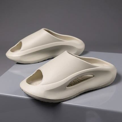 Outdoor Sports Coconut Slippers for Men and Women Summer Outdoor Wear Casual Beach Non-Slip Deodorant Dung Feeling Thick Bottom for Lovers