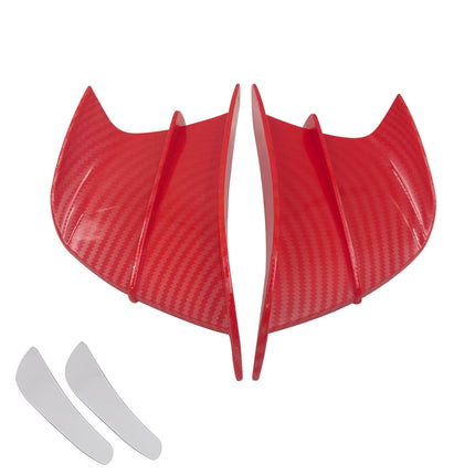 Motorcycle Modification Parts Suitable for Yamaha Universal Carbon Fiber Fixed Wing Aerodynamic Wing Deflector Side Wind Knife