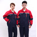 Work clothes red with navy blue fifth generation suit / Work clothes 160/s