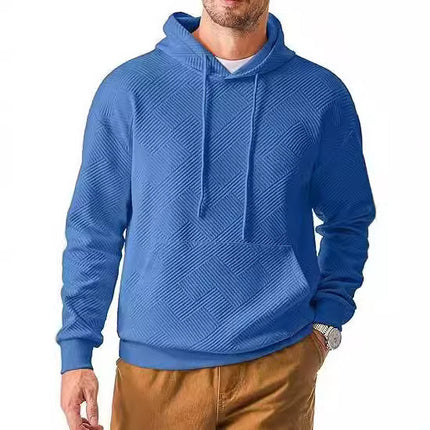 2024 Foreign Trade European and American Men's Wear Hoodie Baby Velvet Casual Pullover Hoodie
