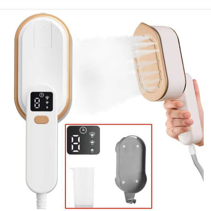 Popular Household Electric Iron with Three-Speed Digital Display, Wall-Mountable Ironing Machine, Student Dormitory Ironing Iron, Handheld Garment Steamer