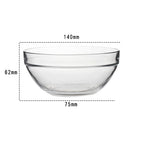 Large glass bowl