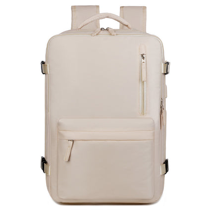Cross-Border Simple Large-Capacity Business Commuter Backpack High-End Backpack Men's Travel Bag Multi-Functional Computer