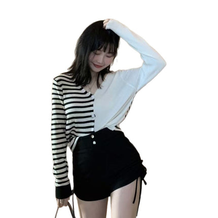 Black Ultra-Short Shorts for Women, Summer Thin High-Waisted Slimming Sports Hot Pants, Drawstring Casual Hot Shorts for Hot Girls