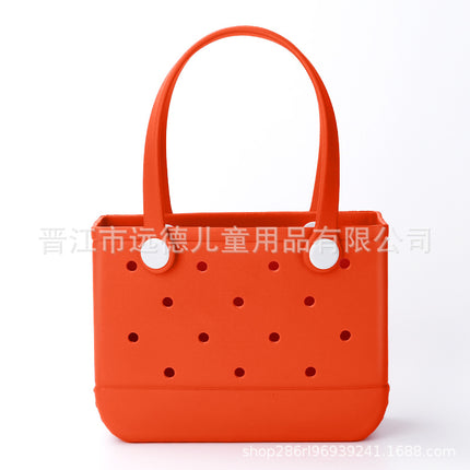 [9.9 Yuan] [Random] [Slightly Defective] Eva Beach Bag Hole Bag Satchel Handbag Waterproof Travel Sand