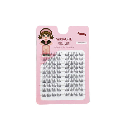 Korean Girl Group Idol Eyelashes! Boiled Water Makeup, Discreet Fake Makeup, Clear and Pure Desire False Eyelashes, Ten Rows of Eyelashes