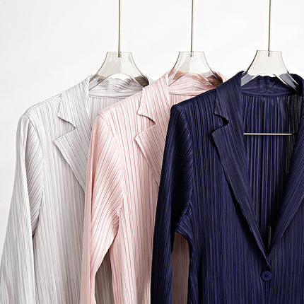 Casual Business Wear Pants Suit Women's High-end Fashion 2023 New Suit Jacket Pleated Pants Women's Two-piece Set