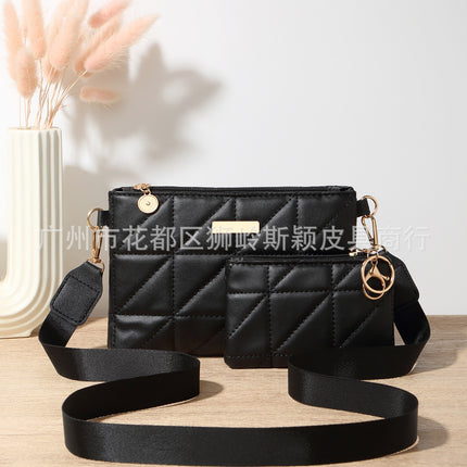 New Trendy Bags New Two-Piece Women's Bag Versatile Crossbody Bag Multi-Functional Embroidered Shoulder Bag with Small Wallet