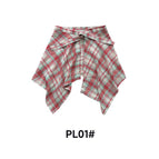 Red and green grid / One size fits all